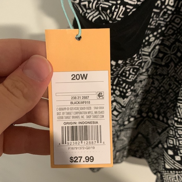 NWT KONA SOL TANKINI & BOTTOM SET SIZE 20W - Picture 5 of 9